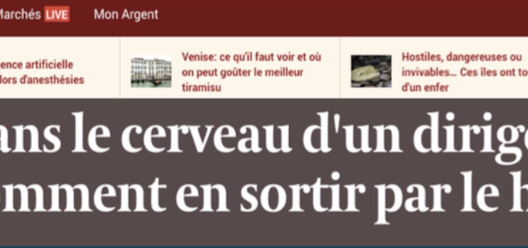 L’infernal dilemme des dirigeants – Une carte blanche parue dans le quotidien économique belge L’Echo